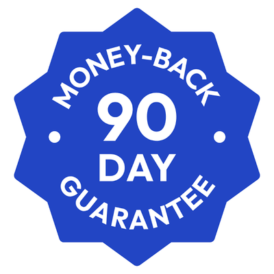 90-day money back guarantee